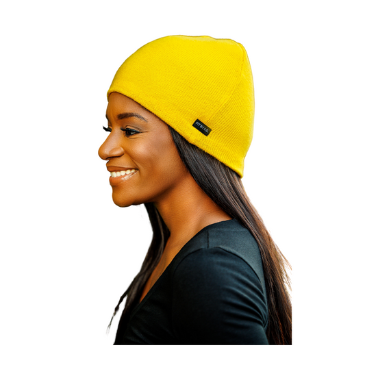 Fitted Beanie - Mustard Yellow