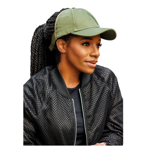 Backless Cap - Olive Green