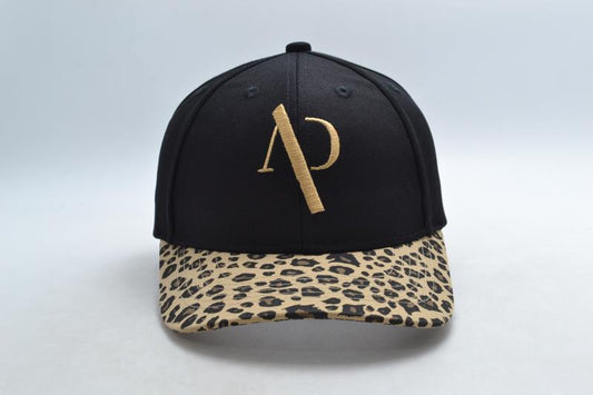 Backless Cap - Black Leopard