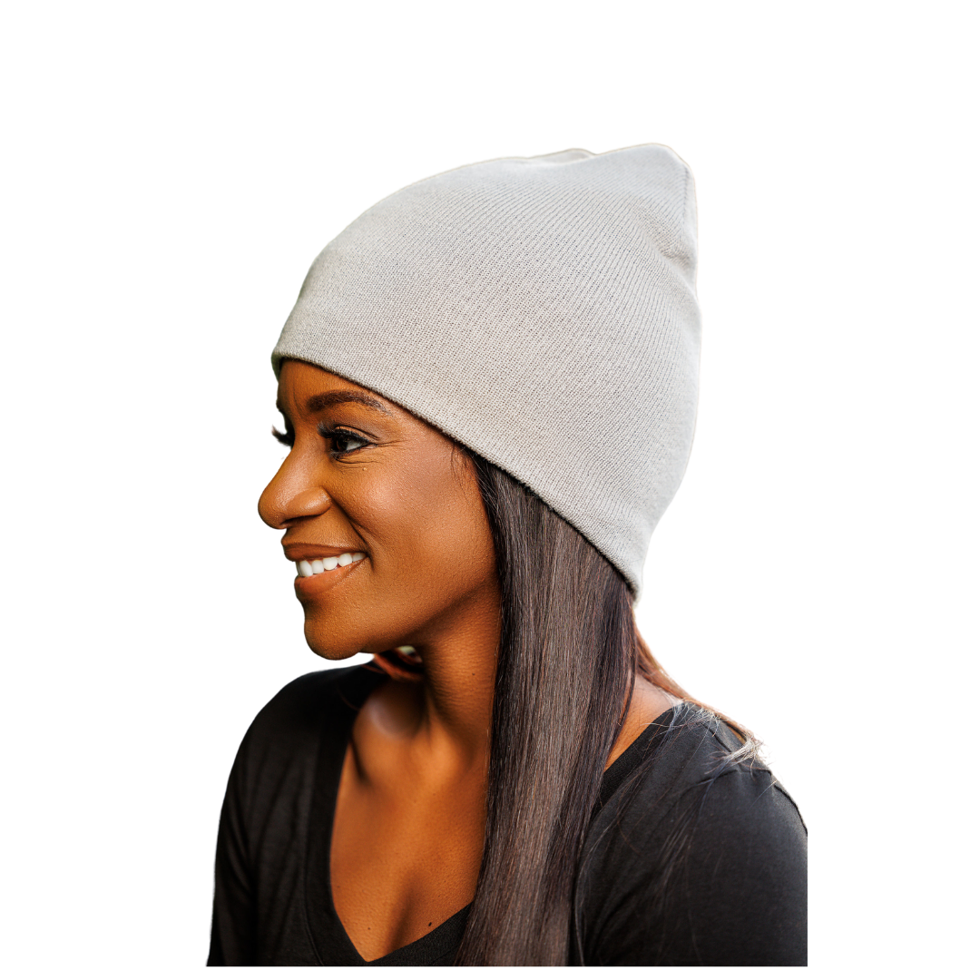 Fitted Beanie - Smokey Grey