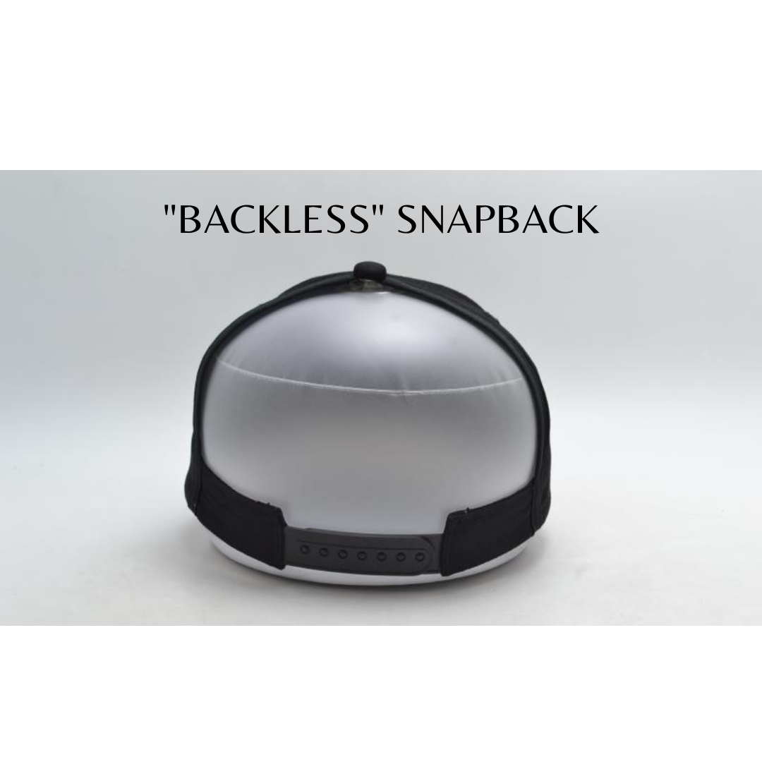 Backless Cap - Black Kente