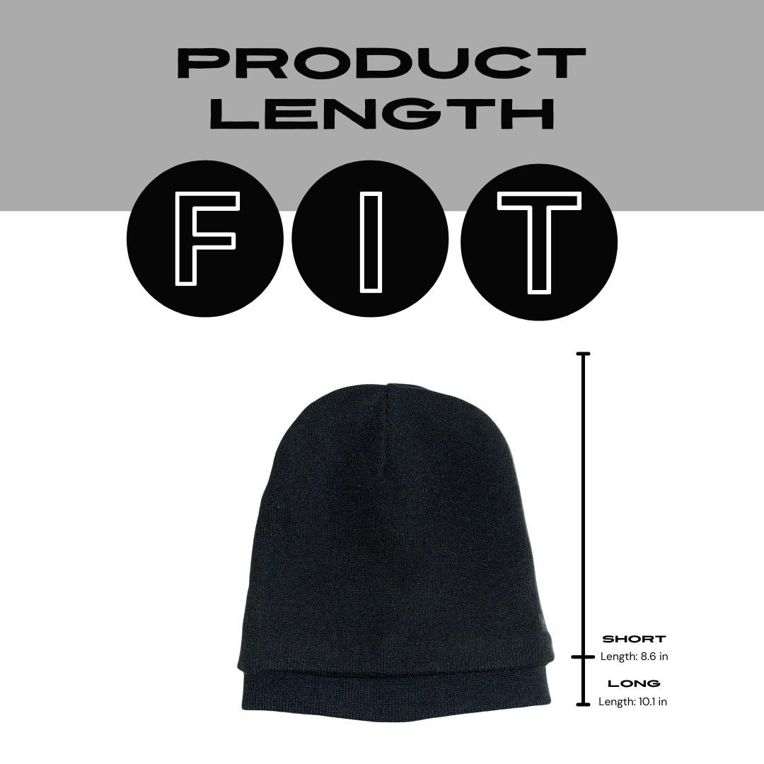 Fitted Beanie - Black